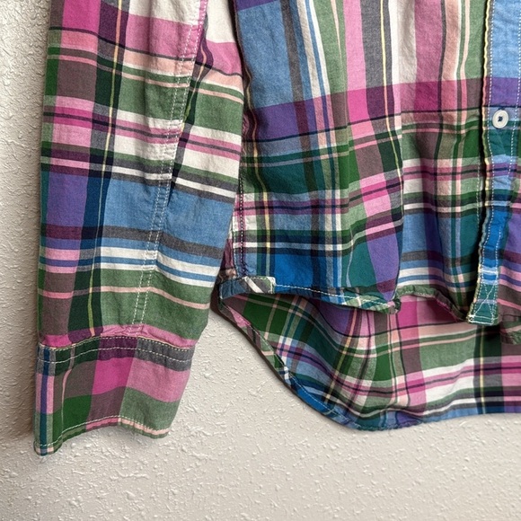 American Eagle Outfitters Men's Plaid Vintage Fit Button Front Top Size Medium - Picture 4 of 6